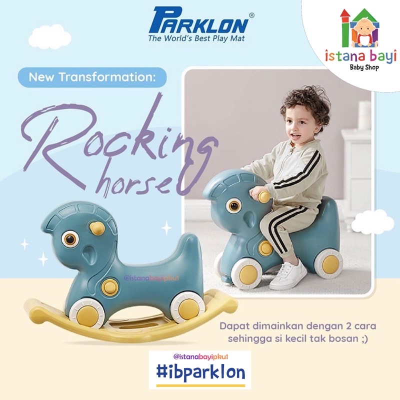 Parklon Rocking Horse 2 in 1 / Mainan Kuda Ayunan Parklon Rocking Horse 2 in 1 / Kuda Rocking / Mainan Kuda Ayunan