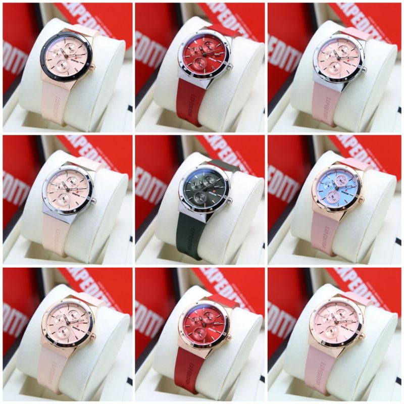E6818 Jam Tangan Wanita Expedition 6818 Original E 6818