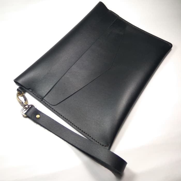 Tas Tangan Clutch Handmade Pria / Wanita / Unisex Kulit Sapi B1