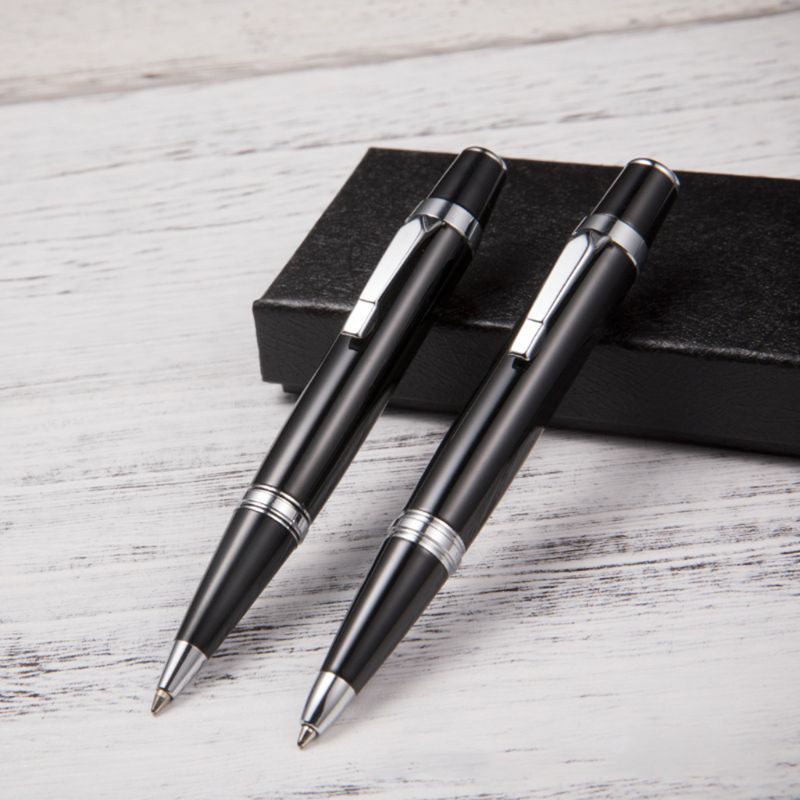 Mary Luxury Metal Mini Ballpoint Pen Signature Perlengkapan Kantor Bisnis Stati Siswa