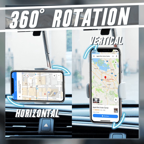 Holder Mobil Gantung HD33 HD-33 Atau Holder Mobil Jepit - Car Holder Spion 360 Rotating - Holder HP