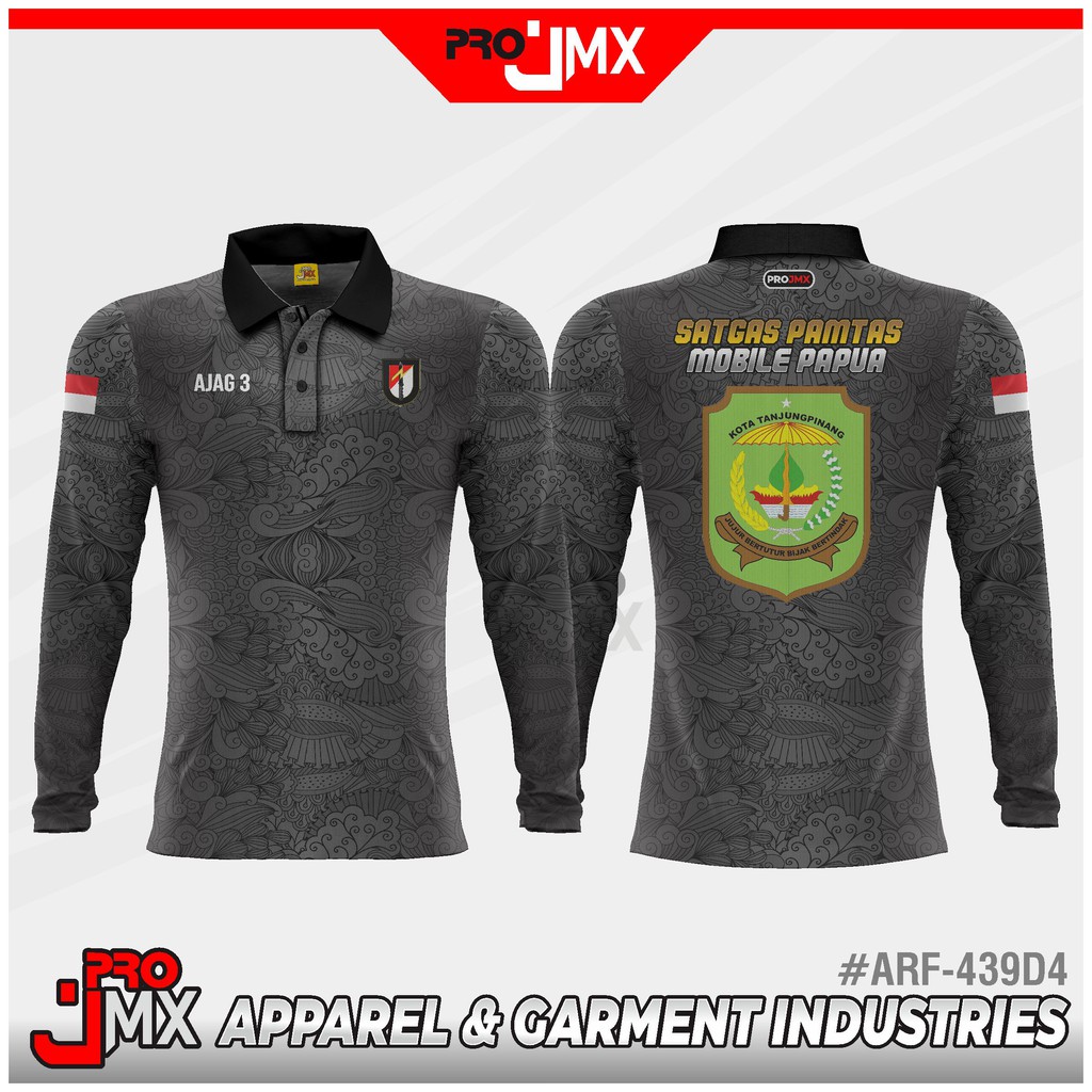 PO KAOS JERSEY CUSTOM MILITER LENGAN PANJANG
