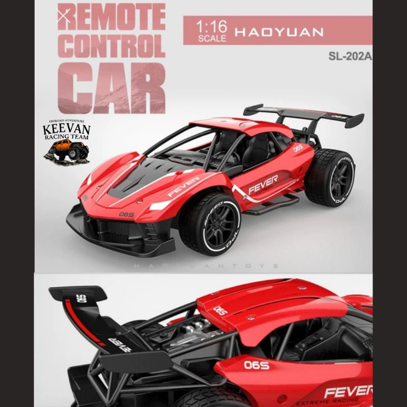 Remote Control Mobil RC Metal Alloy High Speed Car 2WD