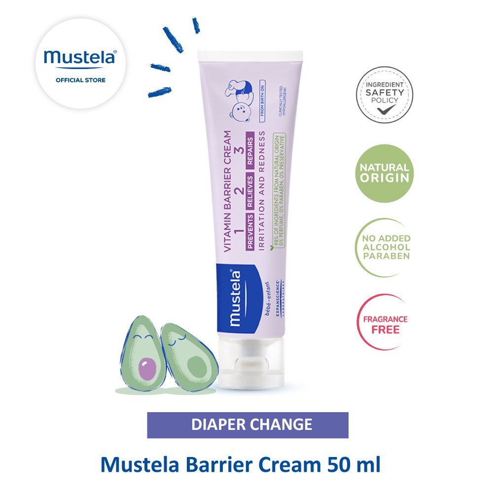 Mustela Barrier Cream 50 ml - Krim Ruam Popok