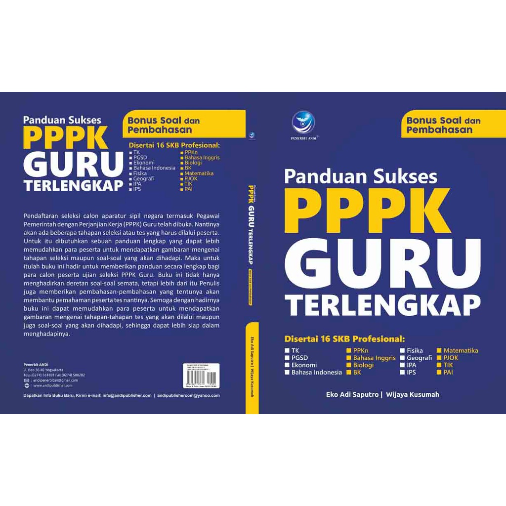 Jual Panduan Sukses Pppk Guru Terlengkap Disertai Skb Profesional