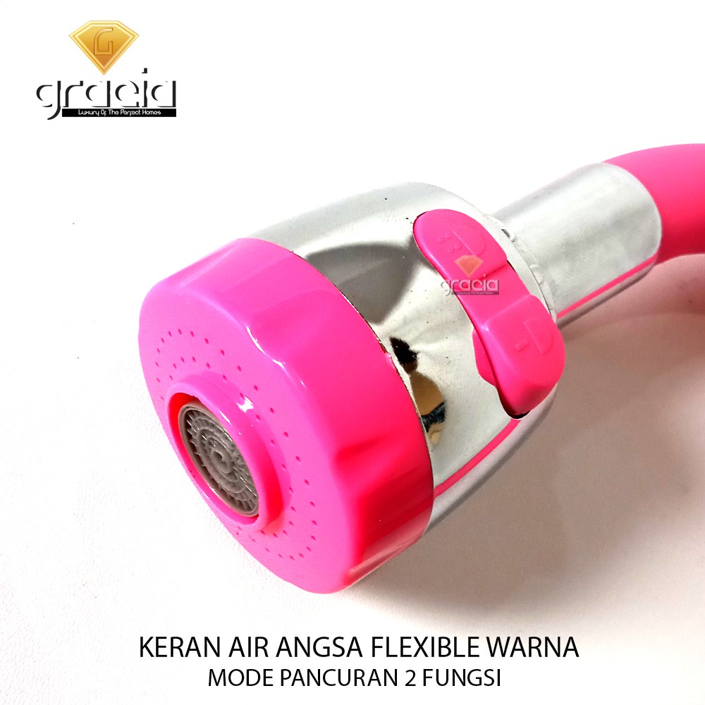 Kran Cuci Piring Flexible Color 1/2 Inch Kran Sink Tembok / Kran Air Flexible warna 1/2 inch / Kran Sink Wastafel / Keran Air