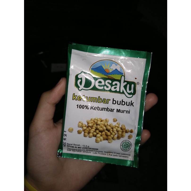 

Desaku bumbu ketumbar bubuk, ecer @15gr