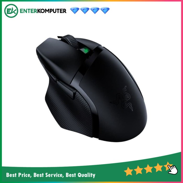 Razer Basilisk X HyperSpeed - Wireless Ergonomic Gaming Mouse