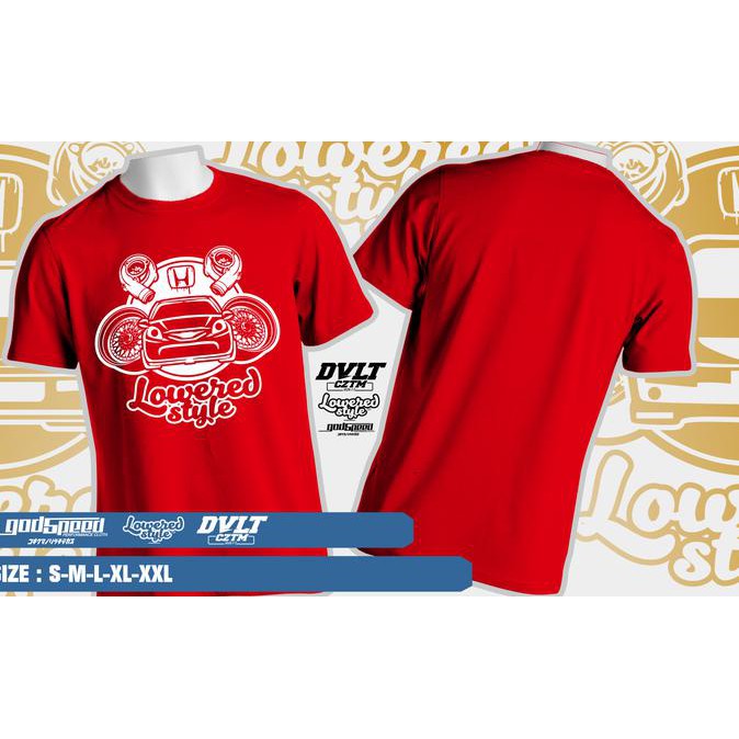 Diskon Kaos/T-Shirt Mobil Honda Brio Lowered Style Terbaru