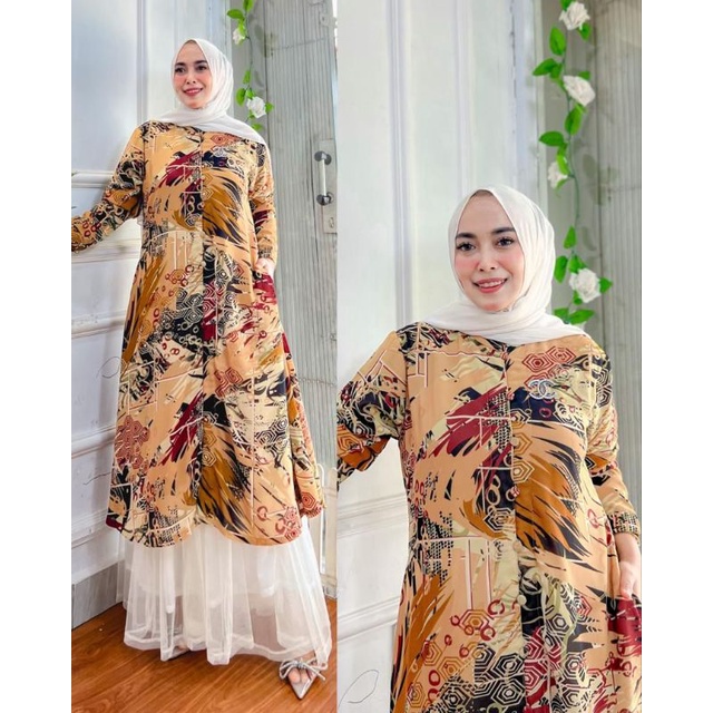 TUNIK ALONA**SET ROK TUTU