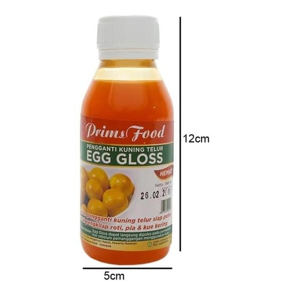 

Egg Gloss Prims Food / Pengganti Kuning Telur [140 gr]