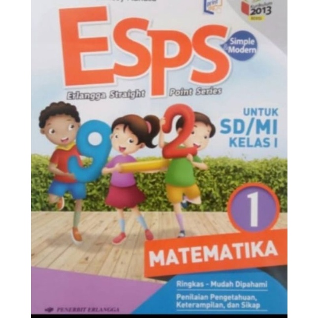 ESPS MATEMATIKA KELAS 1 , 2 , 3 4 , 5 , 6 K13N Erlangga-5