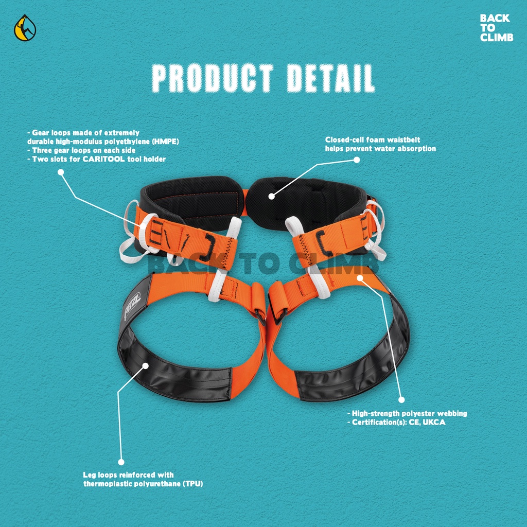 Petzl Aven caving harness