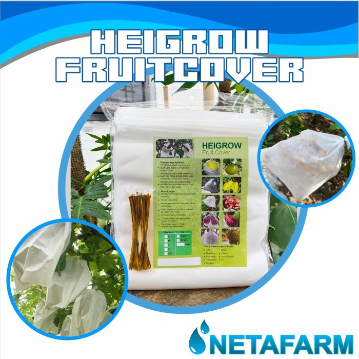 HEIGROW Fruit Cover / Pembungkus Buah Ukuran L ( 1 pack = 100 pcs )