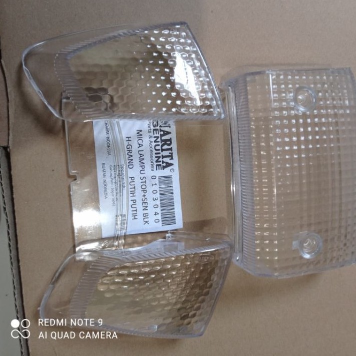 mika kaca lampu stop belakang + mika sen belakang Astrea grand legenda inpressa putih