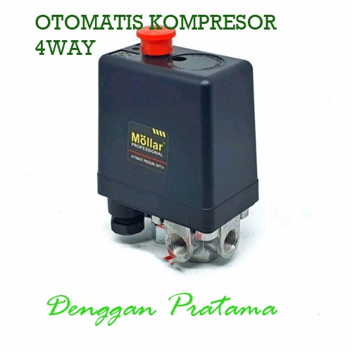 Otomatis Kompresor 4 Lubang Pressure Switch Compresor Mollar 4 Way