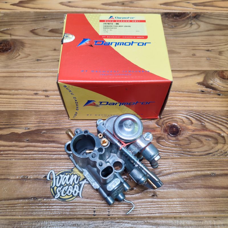 KARBU KARBURATOR VESPA 20:20 DANMOTOR VESPA SUPER SPRINT PX EXCEL VESPA SPARTAN