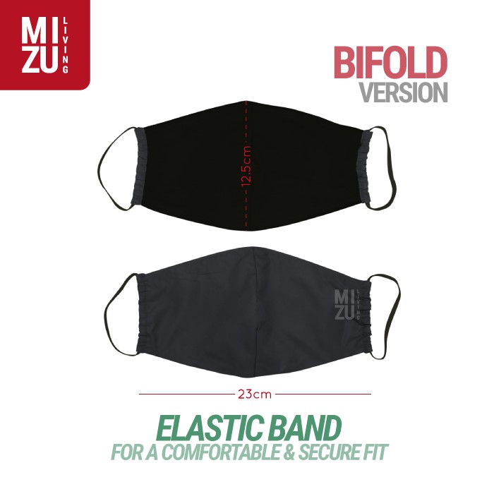 [SALE] MIZU FUTATSU Masker Kain 2 Ply Lapis NON-MEDIS Cuci Ulang Pakai REUSABLE WASHABLE Mask-3
