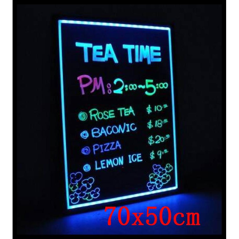 

Led Writing Board 70 Cm X 50 Cm, Papan Tulis Led