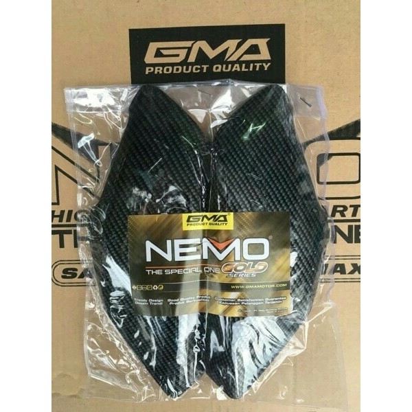 Cover Body Samping Nmax Karbon Tameng Tutup Body Samping Aksesoris Variasi Yamaha Nmax Carbon Nemo