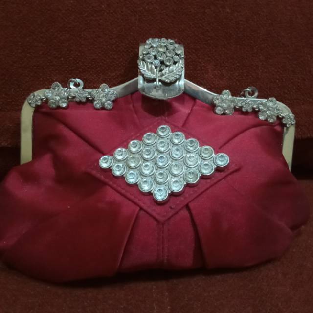 PL Preloved pribadi tas pesta cantik
