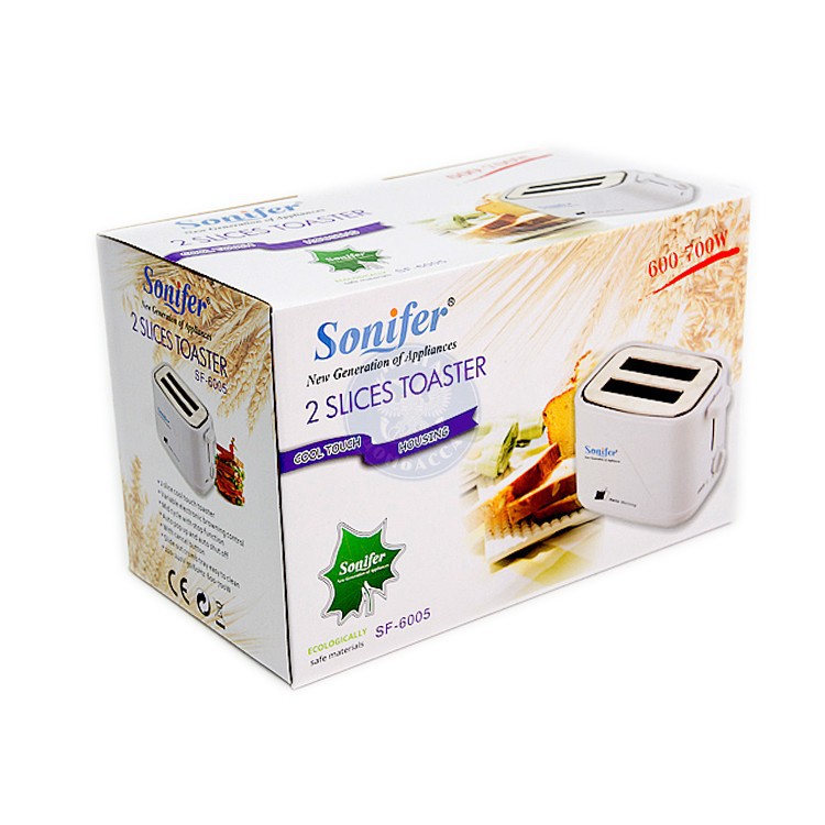 Sonifer Toaster SF-6005 Alat Pemanggang Roti Listrik