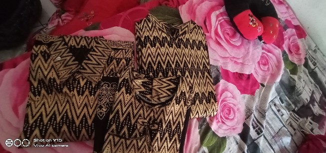 Bisa Pisah Batik Couple Keluarga Sania Ruffle Ori Ndoro Jowi Termurah Wayang Prodo