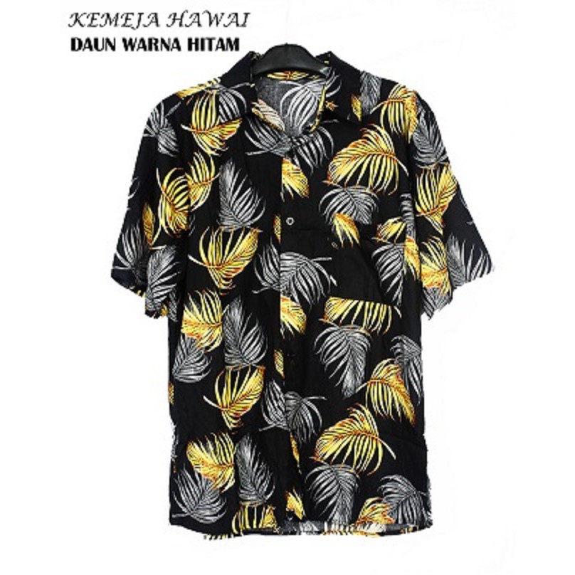 FORTGLASS MIX 01 KEMEJA PANTAI PRIA HAWAI COWOK BALI REGGAE PENDEK SANTAI RAYON HALUS MOTIF