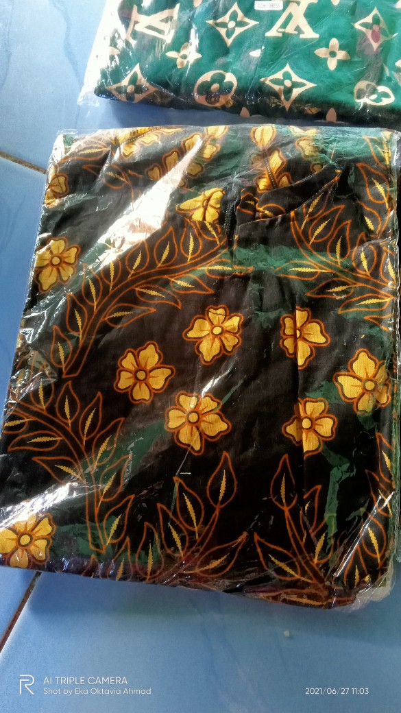 Batik Couple Cendrawasih Sogan Batik Nilda Mas Original