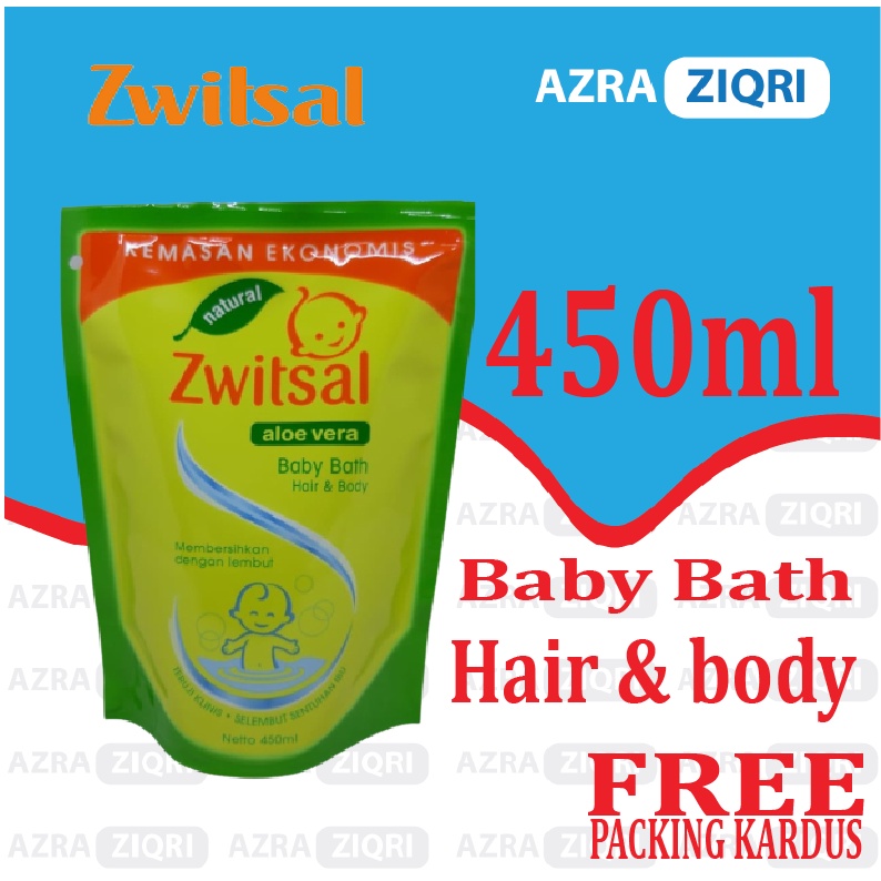 Zwitsal baby bath Hair &amp; Body 450ml