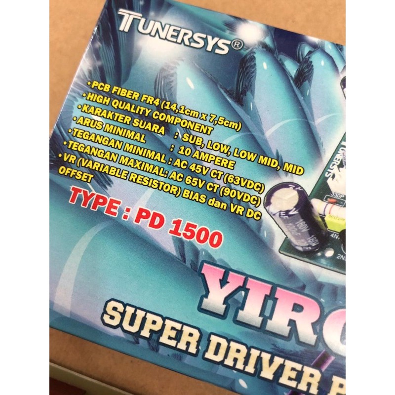 Kit Super Driver Power 1500W YIROSHI by Tunersys