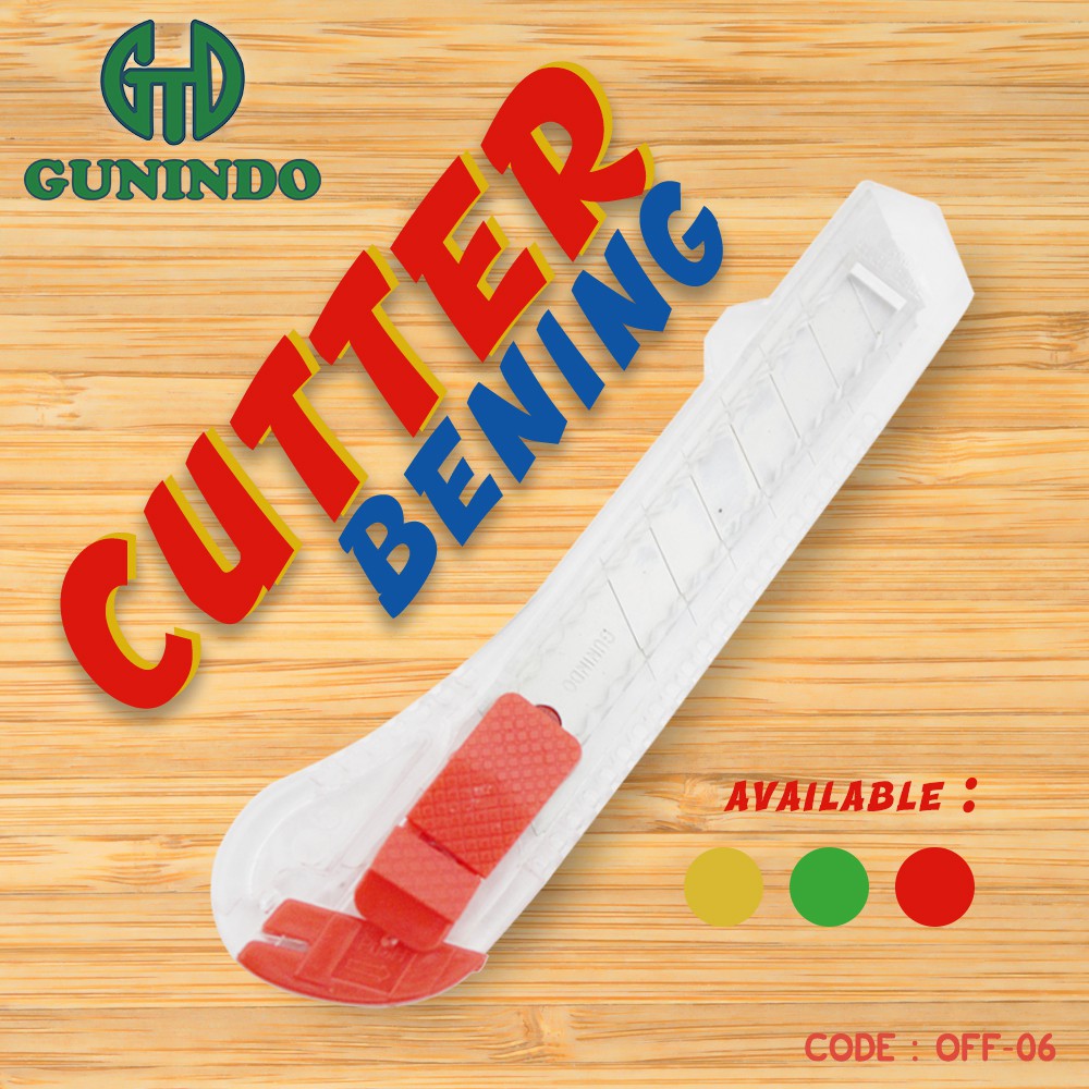 OFF-06 | Cutter BENING BESAR - Pisau Cuter - Knife Pemotong