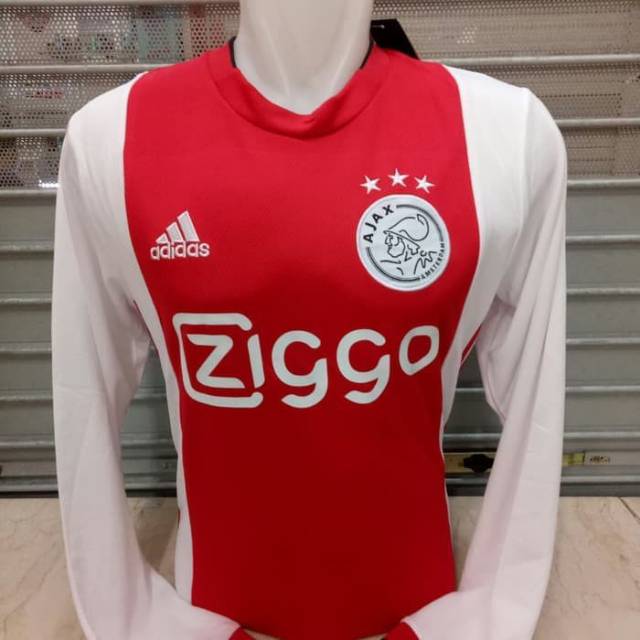 Jersey Bola Ajax Amsterdam Home Ls 19/20 HQ go