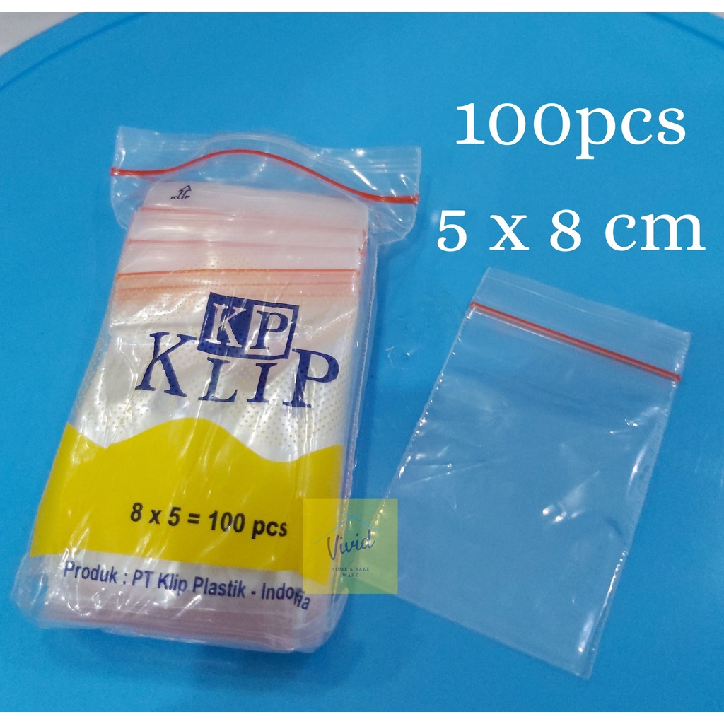 Jual Klip Kp 5 X 8 Cm Kantong Plastik Klip Bening 100 Pcs Shopee Indonesia 3061