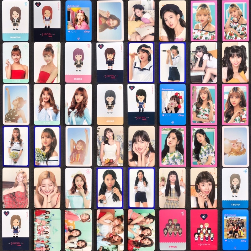 Twice - Nayeon Jeongyeon Momo Sana Jihyo Mina Dahyun Chaeyoung Tzuyu Group Official Photocard - Twic