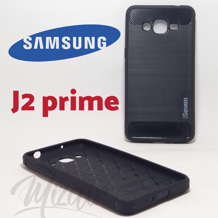 Case iPaky Carbon Samsung J2 Prime Sopkes HP Samsung J2 Prime Premium Kondom Hp Hitam Lentur