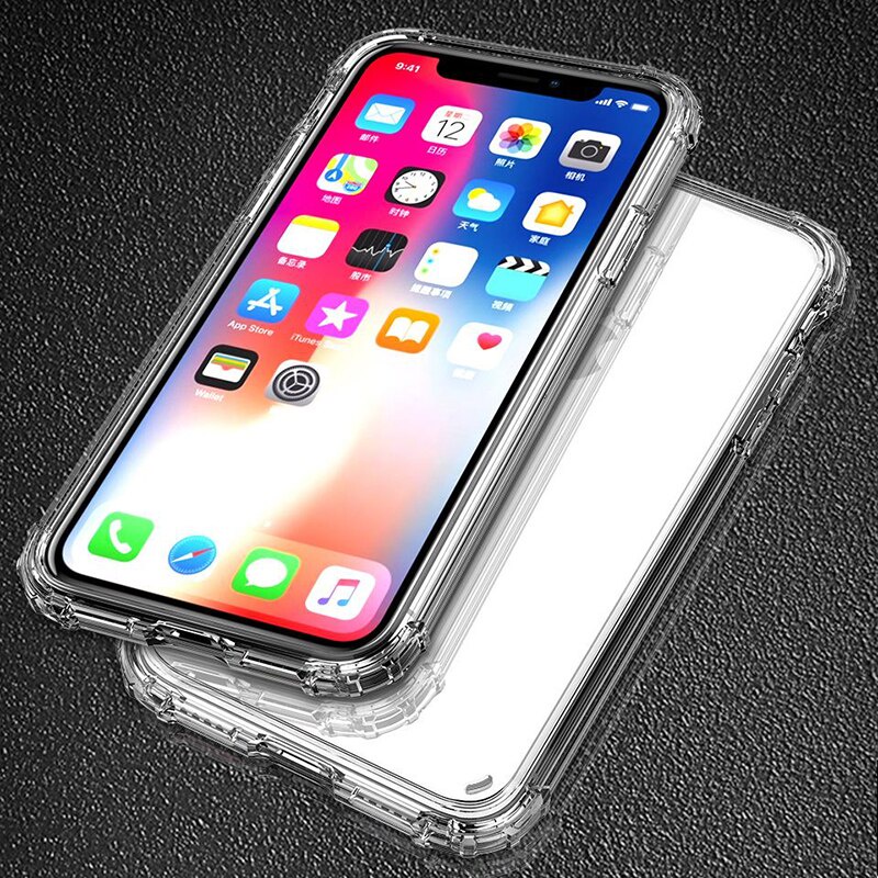 ACRYLIC ANTI CRACK CASE IPHONE X / IPHONE XS / IPHONE XR / IPHONE XS MAX AIRBAG CASE IPHONE