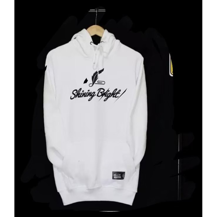 TERMURAH!! SWEATER HOODIE SHINING BRIGHT ALL SIZE FIT L