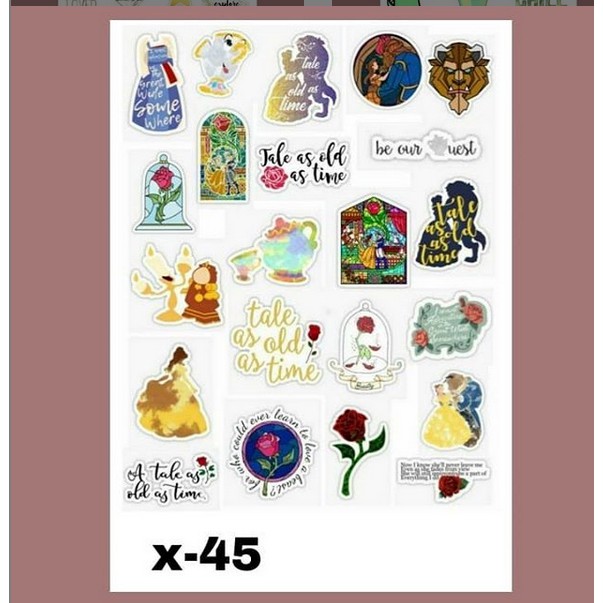 

STIKER TUMBLR AESTHETIC DISNEY X-45