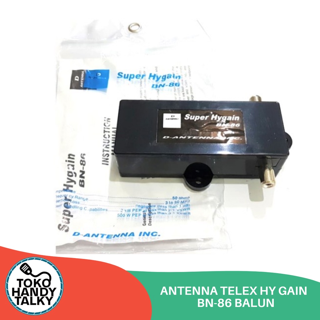 ANTENNA TELEX HY GAIN D-ANTENNA BN-86 BALUN NEW