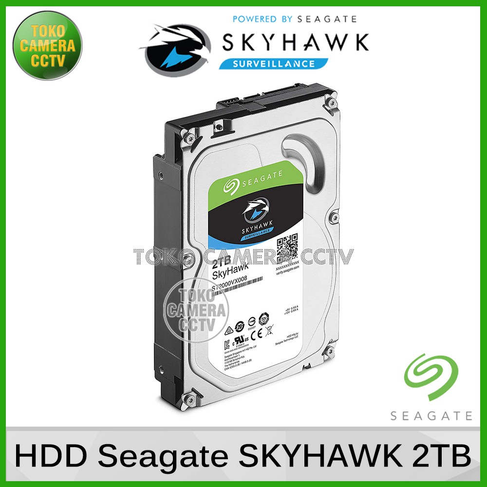 Hard Disk Seagate Skyhawk 2TB Khusus CCTV / Harddisk Seagate Skyhawk 2 Terra