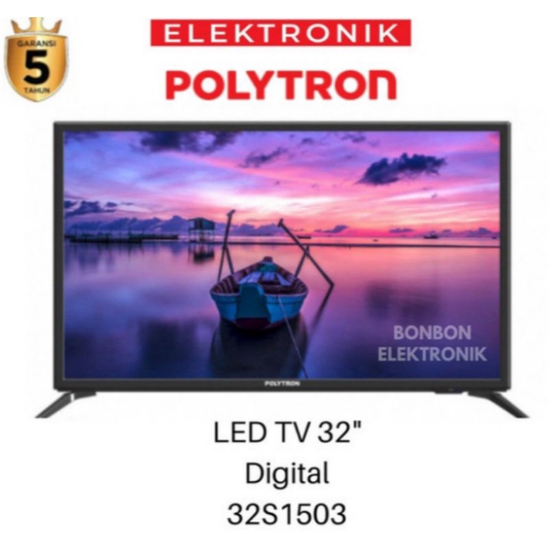 POLYTRON PLD-32S1503 Digital TV LED [32 Inch]