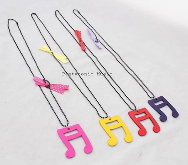 Notes Long Necklace | Kalung motif Musik Aksesoris Unik