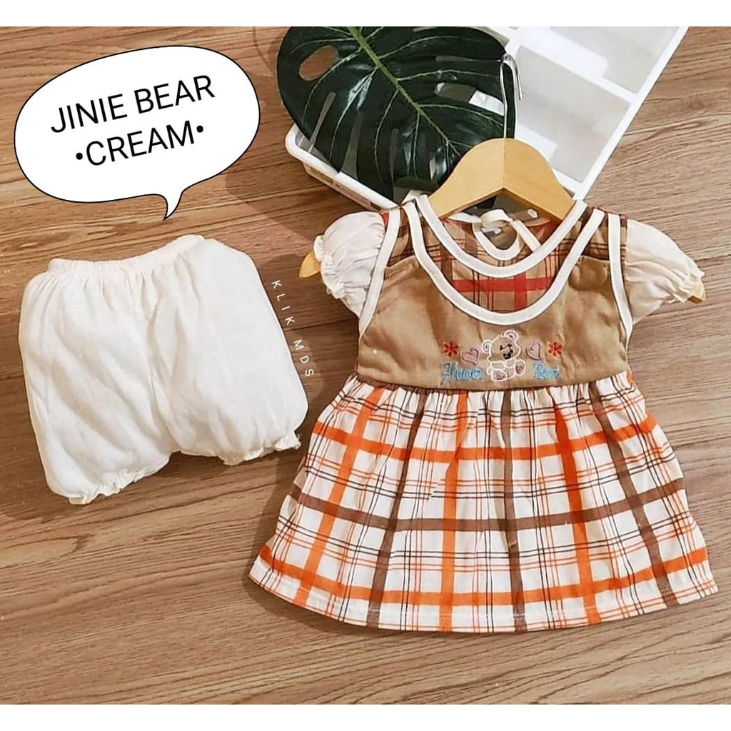 Klik Mds Setelan Baju Anak Bayi Perempuan Usia 0-6 Bulan Motif Jinie Bunny