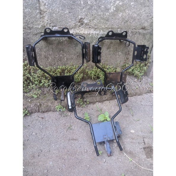 Bracket dudukan headlamp lampu depan gl pro original bekas copotan dudukan pangkon lampu depan gl pr
