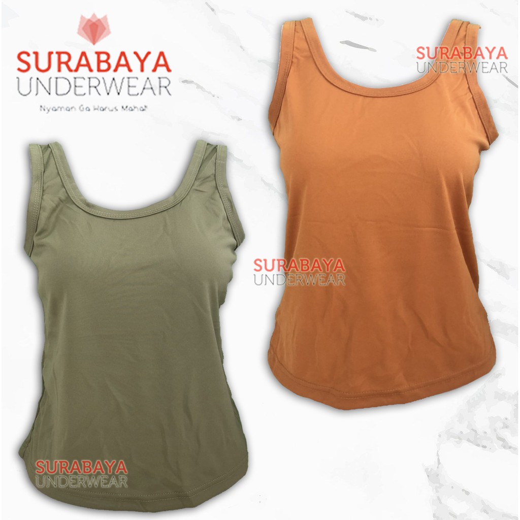 TANKTOP POLOS TALI LEBAR MERK FC-2