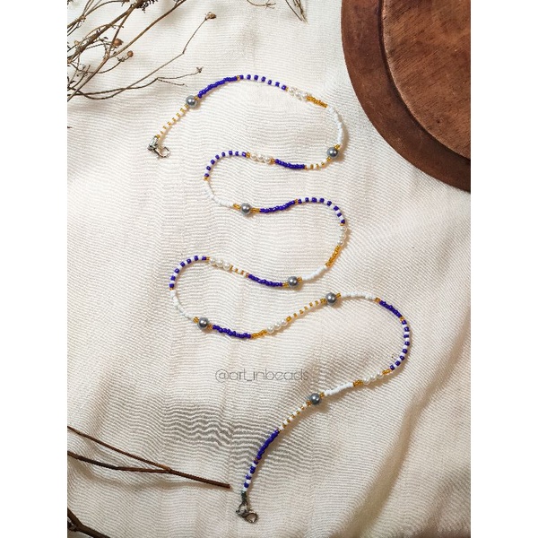 STRAP MASK MANIK / BEADED STRAP MASK / STRAP MASK UNIK