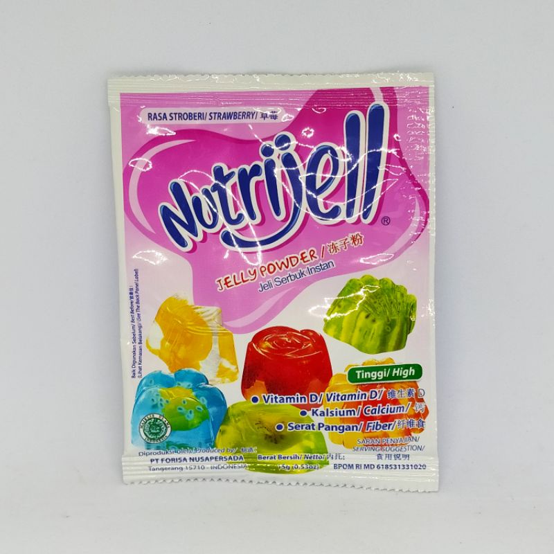 

Nutrijel / nutrijell strawbery 15gr/ Nutrijel Stroberi