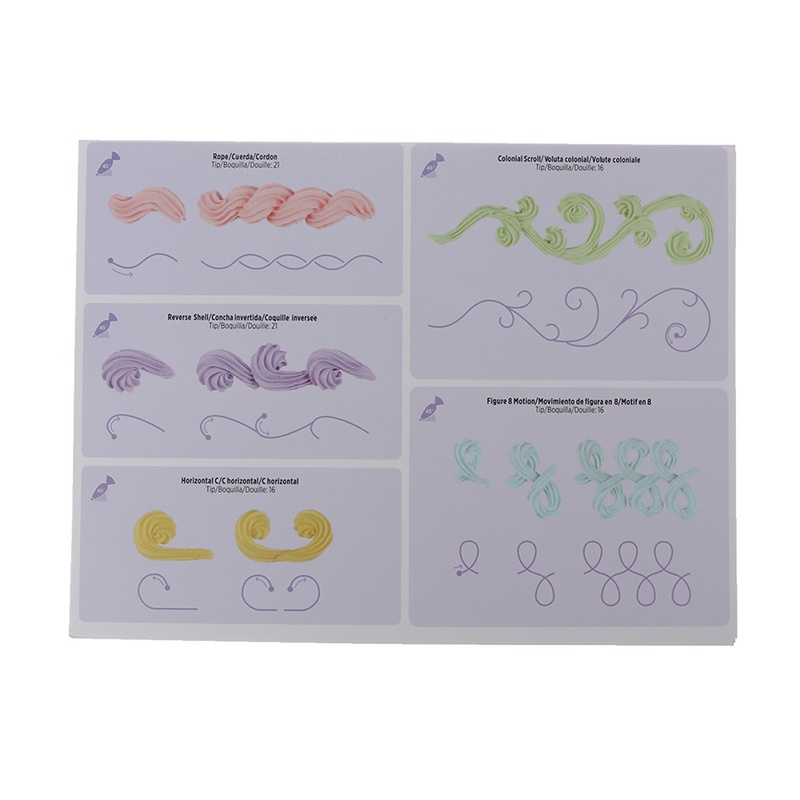 23 Pcs / set Papan Template Kertas Menggambar Untuk Dekorasi Kue