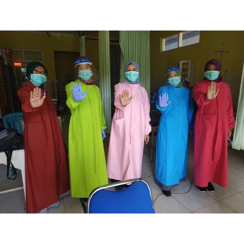 APD GOWN ZIPPER / GOWN MEDIS / GOWN APD / APD WATERPROOF